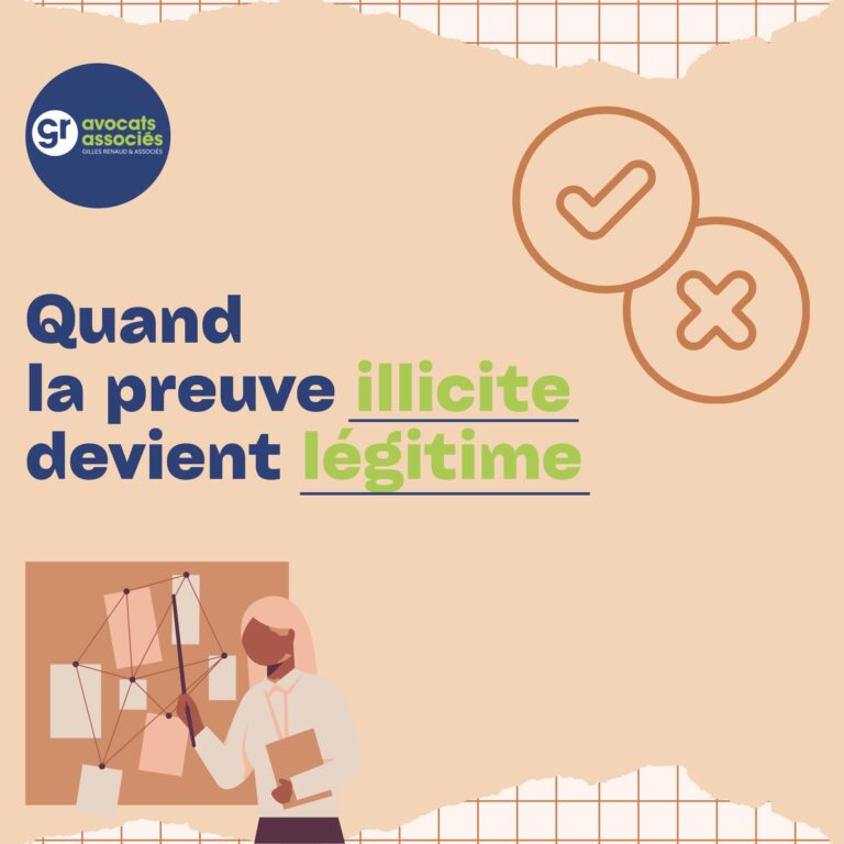 Lire la suite à propos de l’article Quand la preuve illicite devient légitime : cas concrets et illustrations