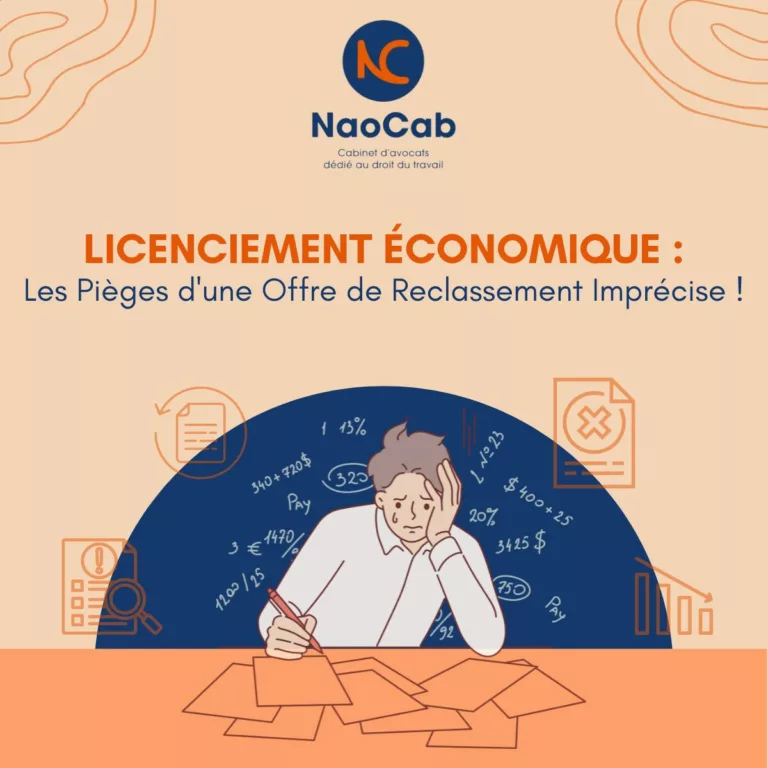 Lire la suite à propos de l’article 🔍 En cas de licenciement économique, une offre de reclassement imprécise rend le licenciement sans cause réelle et sérieuse ! ⚖️