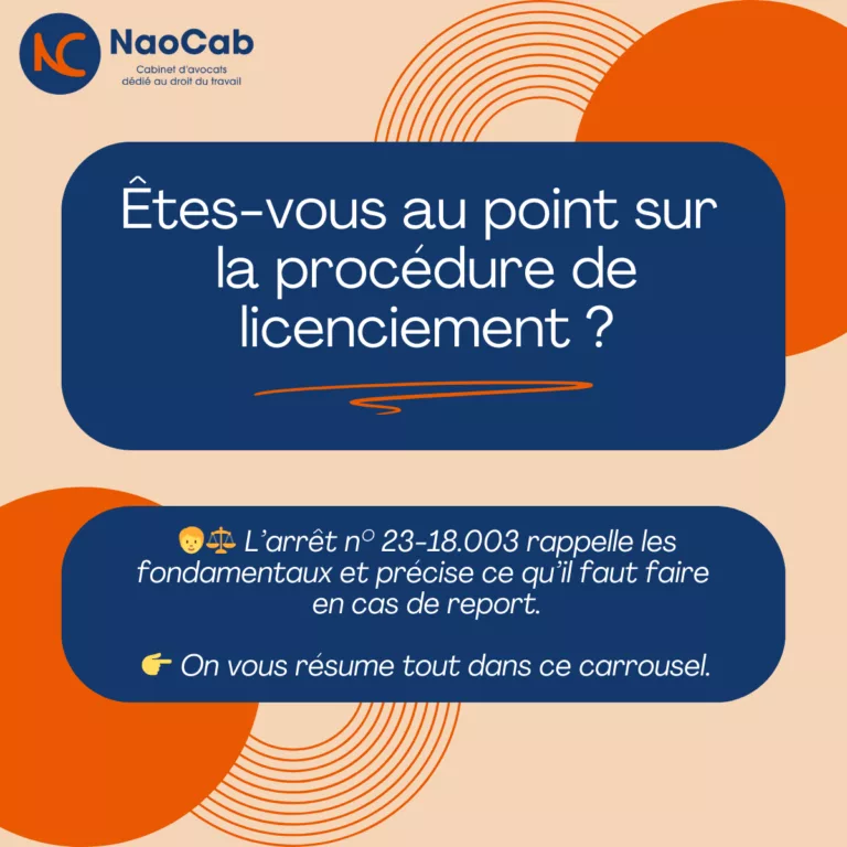 Lire la suite à propos de l’article 📌 Procédure de licenciement : ce que rappelle l’arrêt du 21 mai 2025 🧑‍⚖️