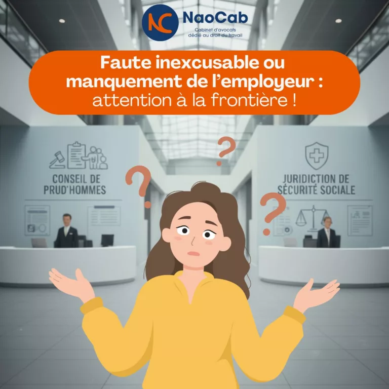 Lire la suite à propos de l’article ⚖️ Harcèlement, accident du travail, faute inexcusable, rupture du contrat de travail : une frontière entre les indemnisation à manier avec précaution