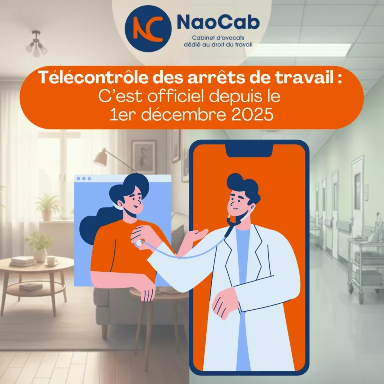 Lire la suite à propos de l’article 🖥️ LE TÉLÉCONTRÔLE DES SALARIÉS EN ARRÊT POSSIBLE DEPUIS LE 1er DÉCEMBRE 2025 🧑‍⚕