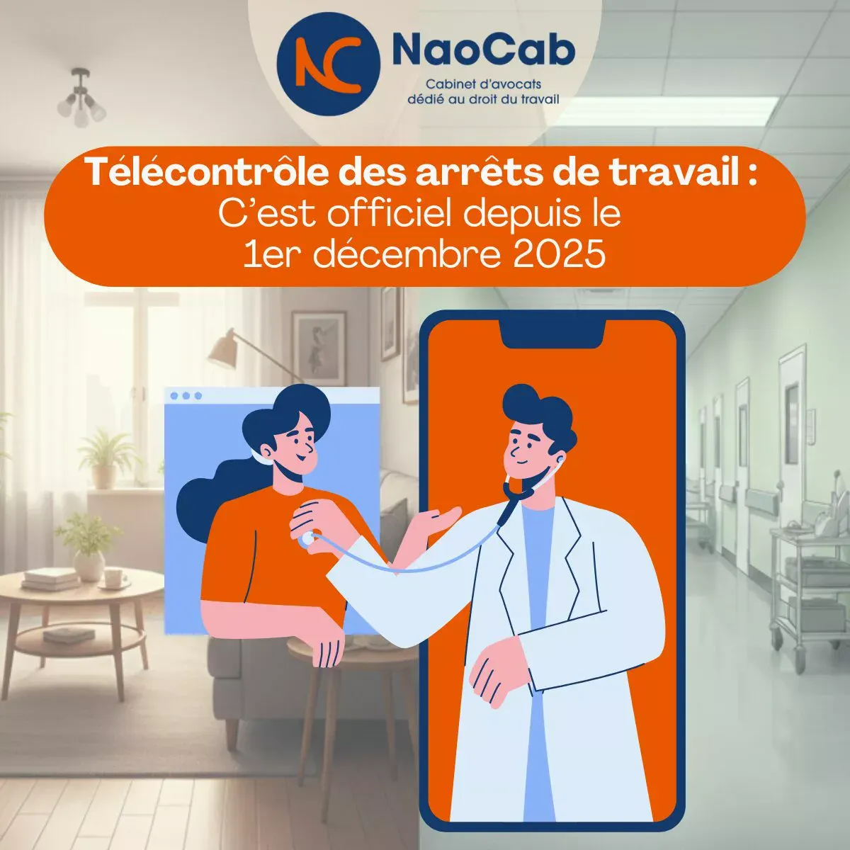 You are currently viewing 🖥️ LE TÉLÉCONTRÔLE DES SALARIÉS EN ARRÊT POSSIBLE DEPUIS LE 1er DÉCEMBRE 2025 🧑⚕