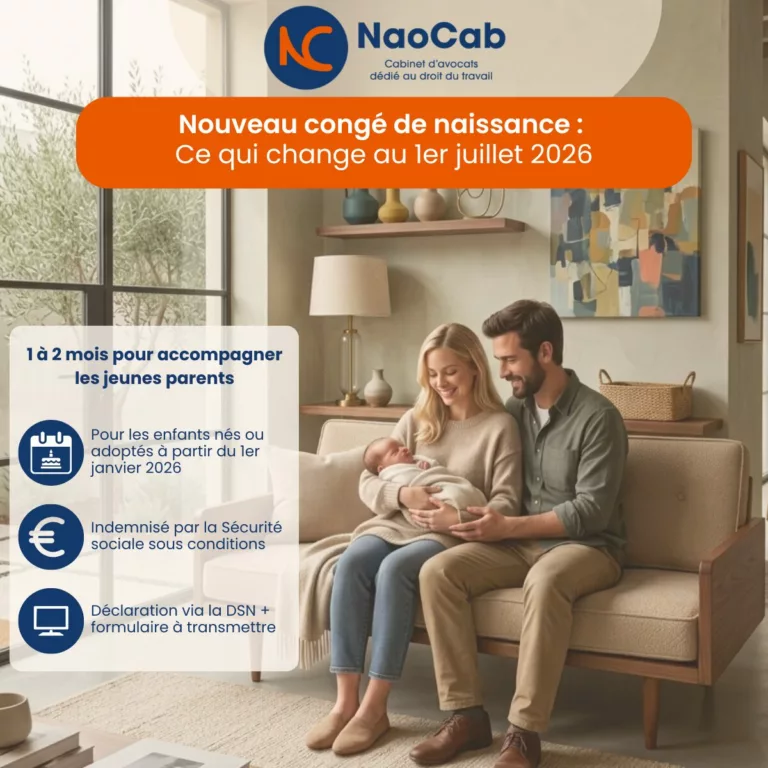 Lire la suite à propos de l’article 🚨 Congé supplémentaire de naissance : c’est opérationnel dès le 1er juillet 2026 !