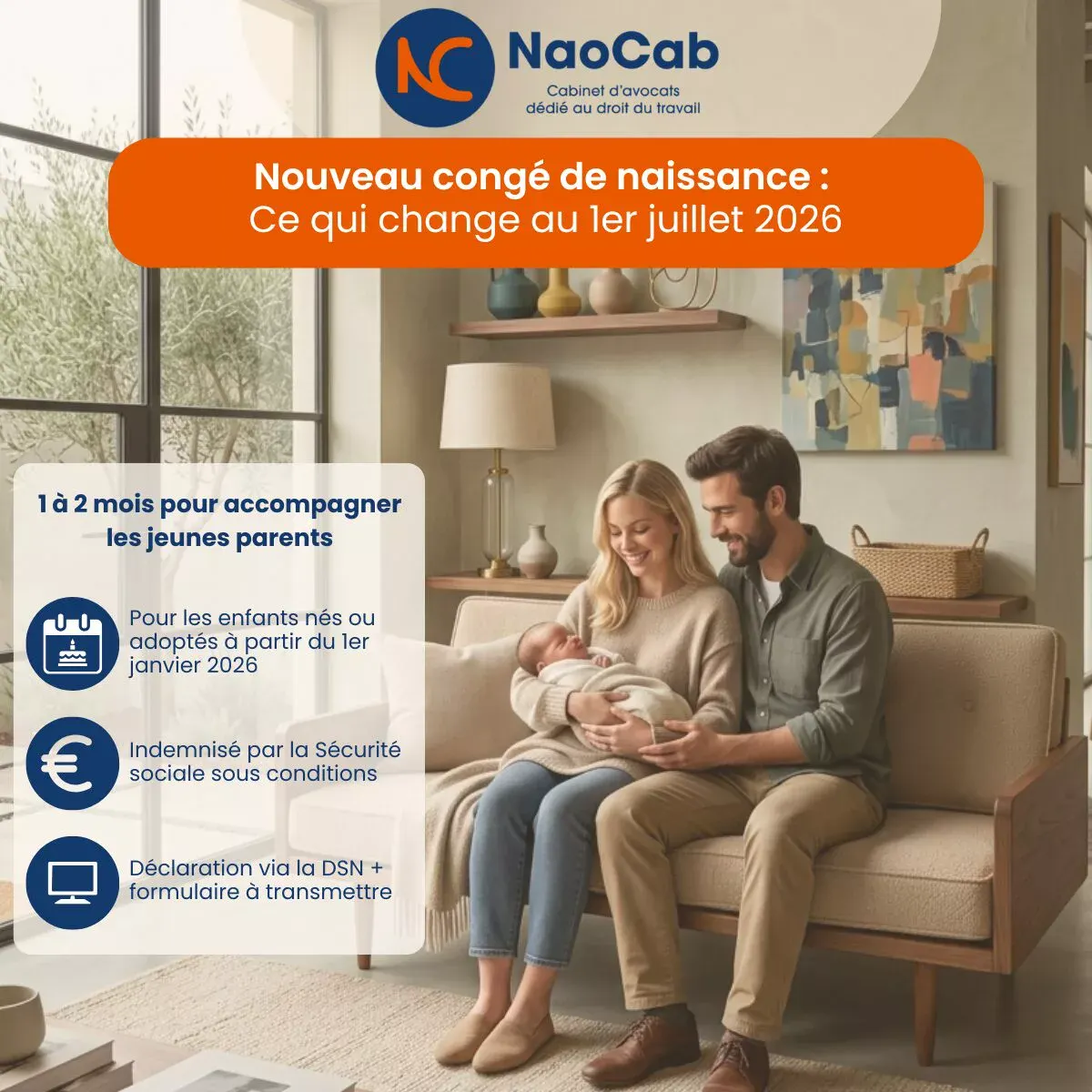 You are currently viewing 🚨 CongĂ© supplĂ©mentaire de naissance : c’est opĂ©rationnel dès le 1er juillet 2026 !