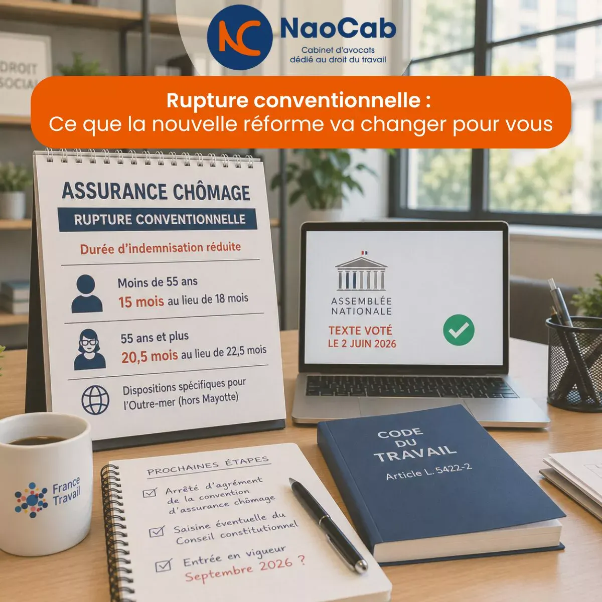 Lire la suite à propos de l’article 📢 BAISSE DE LA DURÉE D’INDEMNISATION CHÔMAGE APRÈS UNE RUPTURE CONVENTIONNELLE : C’EST DÉFINITIVEMENT VOTÉ !