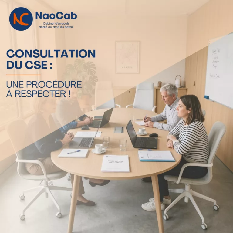 Lire la suite à propos de l’article ⚖️ Inaptitude et consultation du CSE : la régularité de la procédure s’impose !