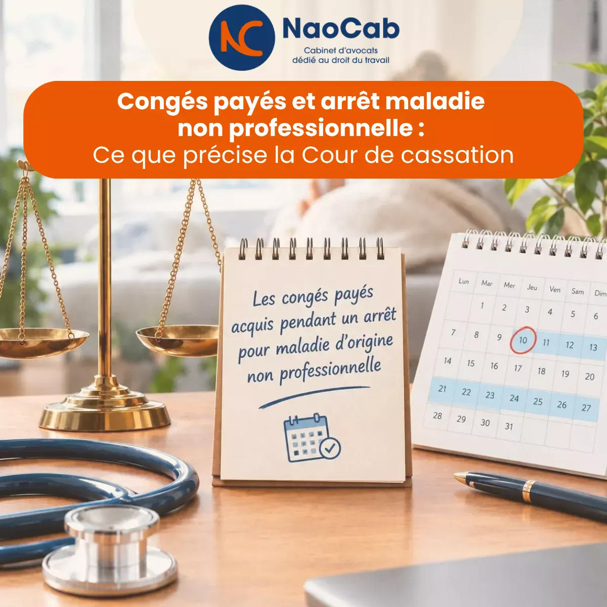 Lire la suite à propos de l’article 🔎 Nouvelles précisions de la Cour de cassation sur les congés payés acquis pendant un arrêt pour maladie non professionnelle